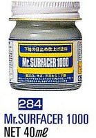 Gunze-Sangyo Mr. Surfacer 1000 40ml Bottle Hobby and Model Enamel Paint #284