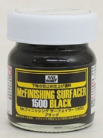 Gunze-Sangyo Mr. Finishing Surfacer 1500 Black 40ml Bottle Hobby and Model Enamel Paint #288
