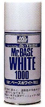 Gunze-Sangyo Mr. Base White 1000 180ml (Spray) Polycarbonate Model Paint #518
