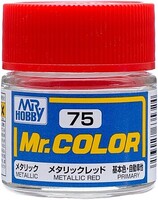 Gunze-Sangyo Solvent-Based Metallic Red 10ml Bottle