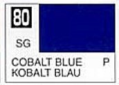 Gunze-Sangyo Solvent-Based Semi-Gloss Cobalt Blue 10ml Bottle Hobby and Model Enamel Paint #80