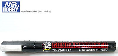 Gunze-Sangyo Mr. Hobby Gundam Marker White Hobby Craft Paint Marker #gm11