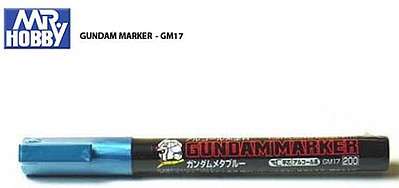 Gunze-Sangyo Mr. Hobby Gundam Marker Metallic Blue Hobby Craft Paint Marker #gm17