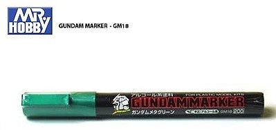 Gunze-Sangyo Mr. Hobby Gundam Marker Metallic Green Hobby Craft Paint Marker #gm18