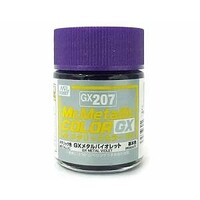 Gunze-Sangyo Metallic Violet 18ml Bottle Hobby and Model Lacquer Paint #gx207