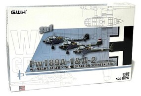 Great Wall 1/48 Great Wall WWII Fw189A1/A2 w/Nacht Jager & Sonderaktion Schneekufen'' 3 in 1