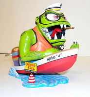 Hawk-Models Weird-Oh's Figure Leaky Boat Louie Vulgar Boatman Plastic Model Figure Kit #16008