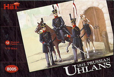 Hat Prussian Uhlans Plastic Model Military Figure Set 1/72 Scale #8005