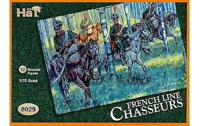Hat French Chasseurs a Cheval Plastic Model Military Figure Set 1/72 Scale #8029