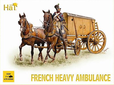 Hat Napoleonic French Ambulance Plastic Model Military Figure Kit 1/72 Scale #8104