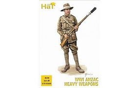 Hat Anzac Heavy Infantry Plastic Model Military Figure Set 1/72 Scale #8190