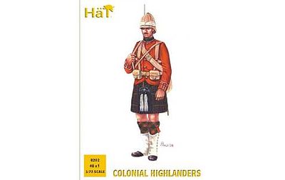 Hat Colonial Wars Highlanders Plastic Model Military Figure 1/72 Scale #8202