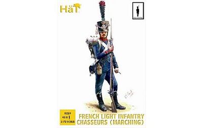Hat French Chasseurs Marching Plastic Model Military Figure Set 1/72 Scale #8219