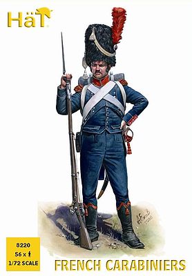 Hat French Carabiniers Plastic Model Military Figure Set 1/72 Scale #8220