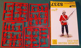 Hat Zulu War British Infantry Plastic Model Military Figure 1/72 Scale #8237