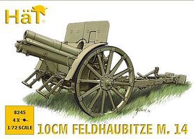 Hat WW-I Austrian 10cm Gun Plastic Model Weapon Kit 1/72 Scale #8245