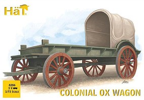 Hat Colonial Ox Wagon Plastic Model Military Figures 1/72 Scale #8286
