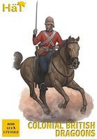 Hat Colonial British Dragoons Plastic Model Military Figure 1/72 Scale #8288