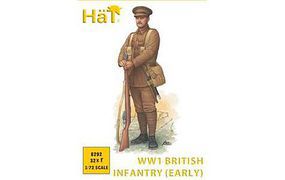 Hat WWI British Infantry Plastic Model Military Figure Kit 1/72 Scale #8292