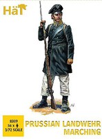 Hat Prussian Landwehr Marching (56) Plastic Model Military Figure Kit 1/72 Scale #8309
