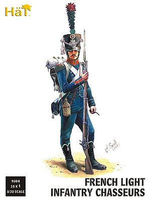 Hat French Light Infantry Chasseurs Plastic Model Military Figure Set 1/32 Scale #9304