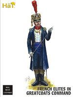 Hat French Command in Great Coats Plastic Model Military Figure Set 1/32 Scale #9311