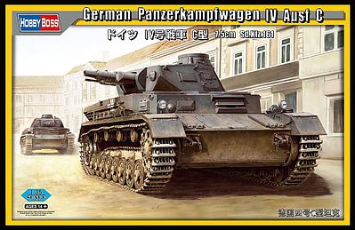 HobbyBoss Panzerkampwagen IV Ausf.C Plastic Model Military Vehicle 1/35 Scale #80130
