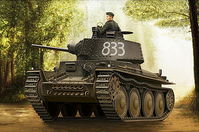 HobbyBoss Pz.Kpfw 38t Ausf.E/F 1-35 Plastic Model Military Vehicle 1/35 Scale #80136
