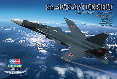 HobbyBoss SU-47 (S-37) Berkut Plastic Model Airplane Kit 1/72 Scale #80211
