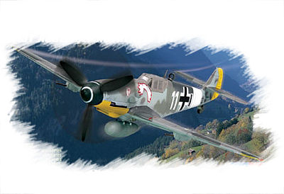 HobbyBoss BF109G-6 Early Snap Together Plastic Model Aircraft Kit 1/72 Scale #80225