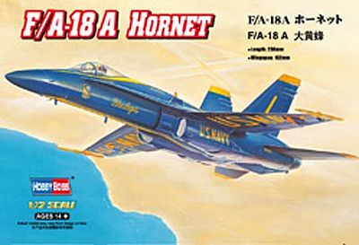 HobbyBoss F/A-18A Hornet Plastic Model Airplane Kit 1/72 Scale #80268
