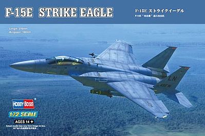 HobbyBoss F-15E Strike Eagle Plastic Model Airplane Kit 1/72 Scale #80271