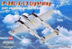 P-38L-5-LO Lightning Plastic Model Airplane Kit 1/72 Scale #80284