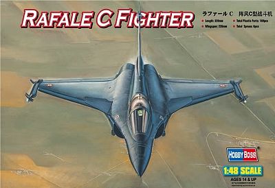 HobbyBoss Rafale C French Fighter Plastic Model Airplane Kit 1/48 Scale #80318