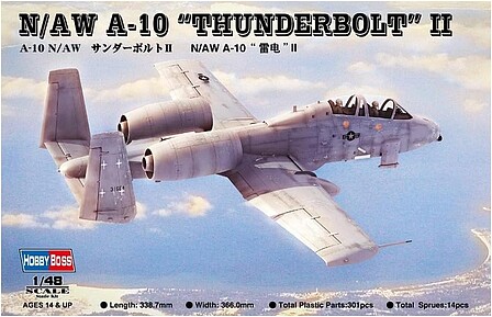 HobbyBoss N/AW A-10 Thunderbolt II Plastic Model Airplane Kit 1/48 ...