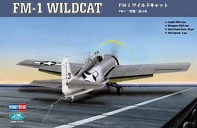 HobbyBoss FM-1 Wildcat Plastic Model Airplane Kit 1/48 Scale #80329