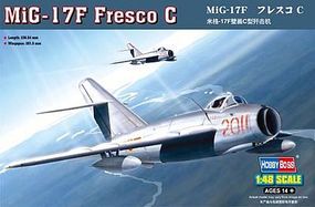 HobbyBoss MiG-17F Fresco C Plastic Model Airplane Kit 1/48 Scale #80334
