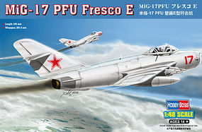 HobbyBoss MiG-17PM Fresco E Plastic Model Airplane Kit 1/48 Scale #80337