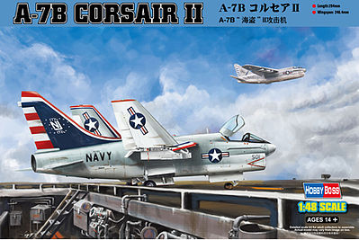 HobbyBoss A-7B Corsair II Plastic Model Airplane Kit 1/48 Scale #80343