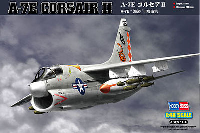 HobbyBoss A-7E Corsair II Plastic Model Airplane Kit 1/48 Scale #80345