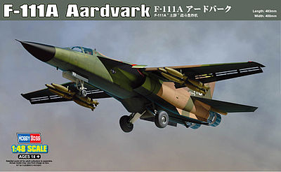 HobbyBoss F-111A Aardvark Plastic Model Airplane Kit 1/48 Scale #80348