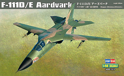 HobbyBoss F-11D/E Aardvark Plastic Model Airplane Kit 1/48 Scale #80350