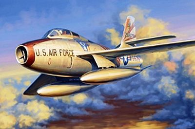 HobbyBoss F-84F Thunderstreak Plastic Model Airplane Kit 1/48 Scale #81726
