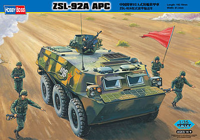 HobbyBoss ZSL-92A APC Chinese Plastic Model Military Vehicle Kit 1/35 Scale #82455