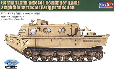 HobbyBoss Land-Wasser-Schlepper Plastic Model Military Vehicle Kit 1/72 Scale #82918