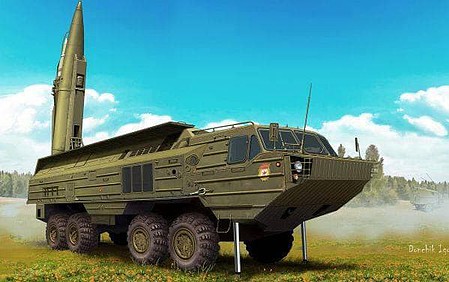 HobbyBoss Soviet 9K714 OKA Plastic Model Military Vehicle Kit 1/72 Scale #82926