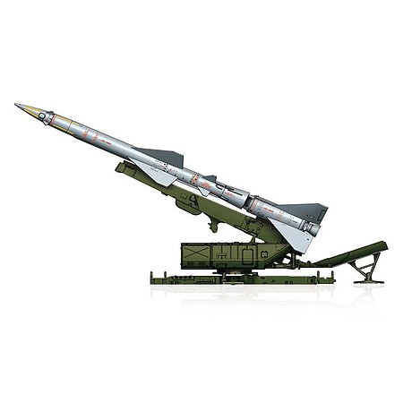 HobbyBoss Sam-2 Missile w/Launcher Cabin Plastic Model Military Vehicle Kit 1/72 Scale #82933