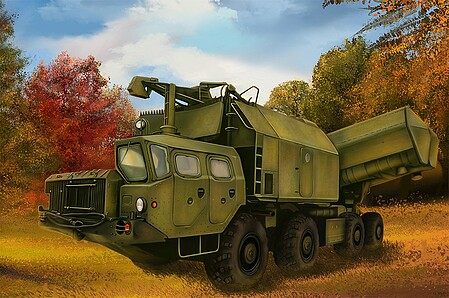 HobbyBoss RUSSINA 4K51 RUBEZH Plastic Model Military Vehicle Kit 1/72 Scale #82937