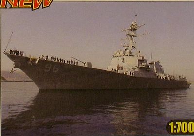 HobbyBoss USS Forrest Sherman DDG-98-700 Plastic Model Military Ship Kit 1/700 Scale #83414