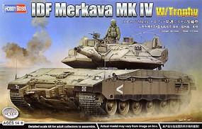 HobbyBoss IDF Merkava MK IV w/Trophy Plastic Model Military Vehicle Kit 1/35 Scale #84523